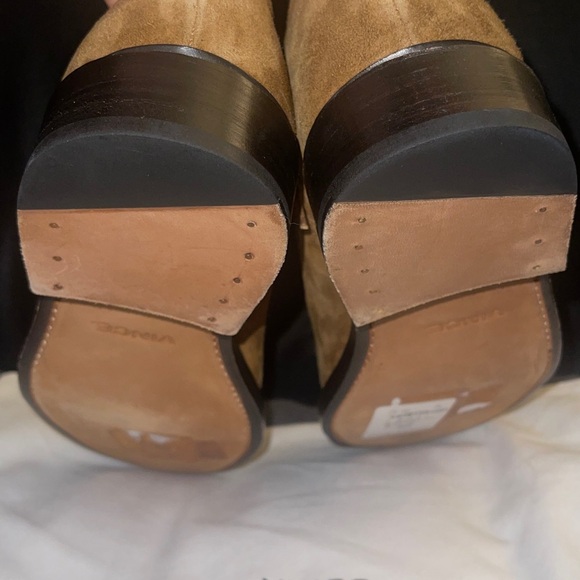 VINCE  Davies Plain Toe Derby Tan Suede Oxfords Suede Size 9.5 US NEW main image 12